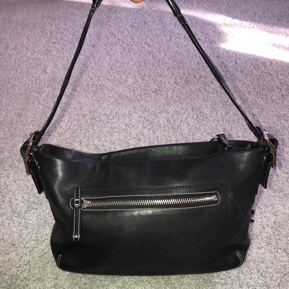 Coach Handbags - Black Leather Coach Purse